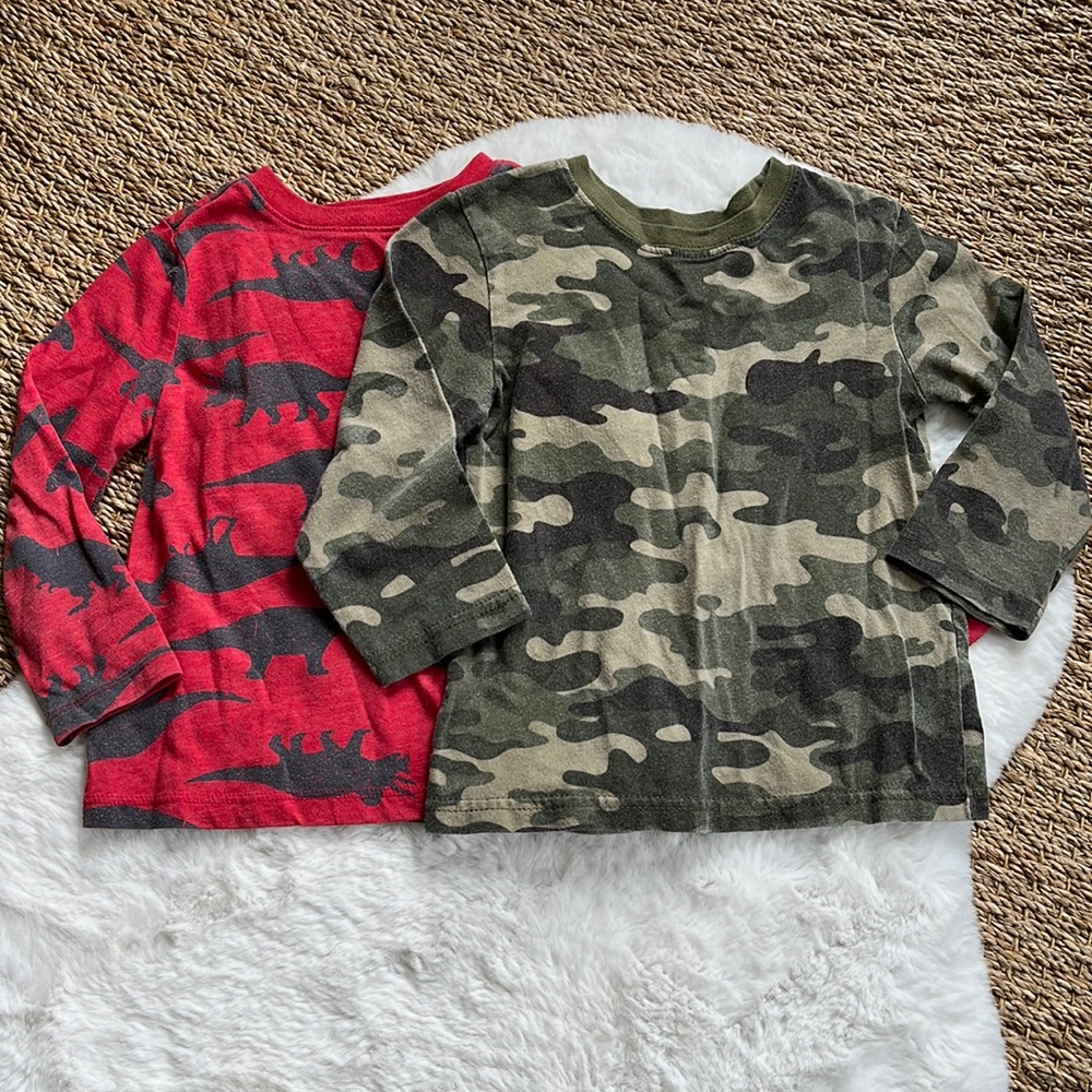 3T Boys Long Sleeve Cotton Tees